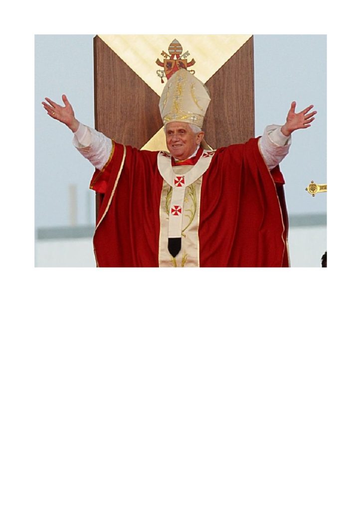 Hommage au pape émérite Benoît XVI